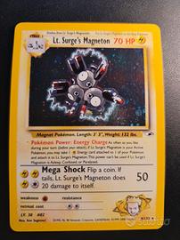 Lt Surge's Magneton gym heroes holo 8/132