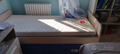 Letto bambini con 2 materassi singoli