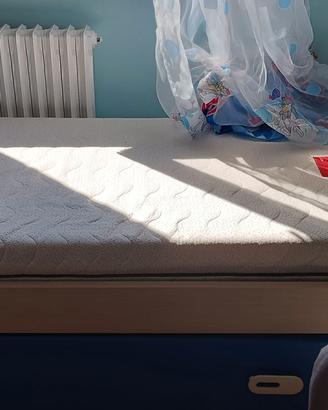 Letto bambini con 2 materassi singoli