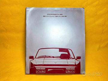 ✅ Brochure Porsche 944 S2 Turbo + Dati Tecnici