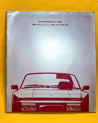 ✅ Brochure Porsche 944 S2 Turbo + Dati Tecnici