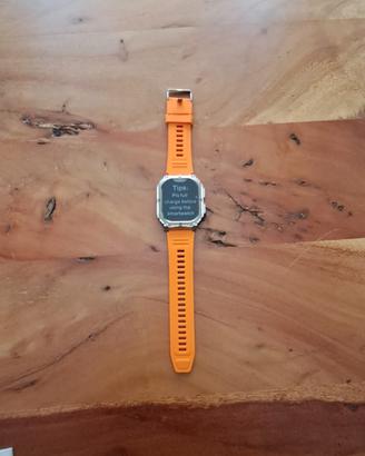 Smartwatch SGDDFIT 1,96'' AMOLED argento