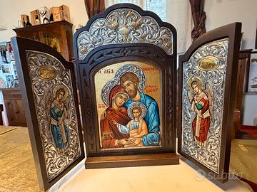 Trittico Sacro Pefkis- La Sacra Famiglia