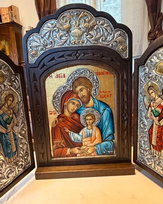 Trittico Sacro Pefkis- La Sacra Famiglia