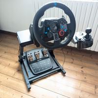 Logitech G29 + Force Shifter + Supporto
