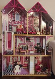 casa per le bambole in legno