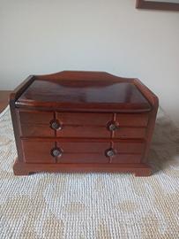 Cofanetto Portagioie in Legno Radica Vintage 