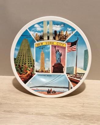 Piatto in plastica Vintage.