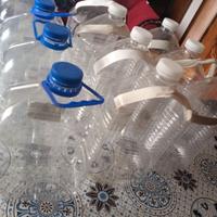 12 Taniche da 5 litri VUOTE trasparenti