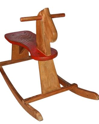 cavallo a dondolo anno '50/'60 ,legno,vintaga toys