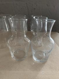 Caraffe vetro vino/acqua