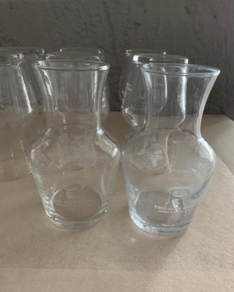 Caraffe vetro vino/acqua
