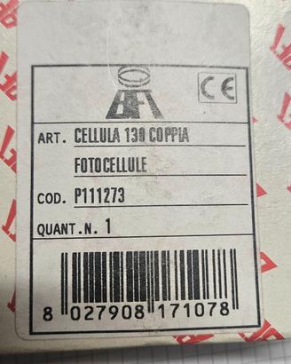 coppia fotocellule
