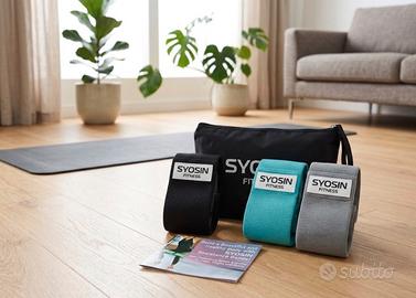 Set 3 Fasce Elastiche in Tessuto SYOSIN
