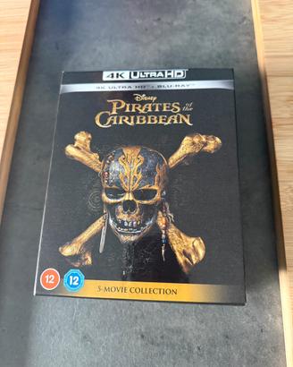 Bluray blu ray 4k pirati nei caraibi box set eng