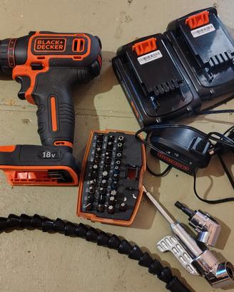 set completo di accessori  avvitatore