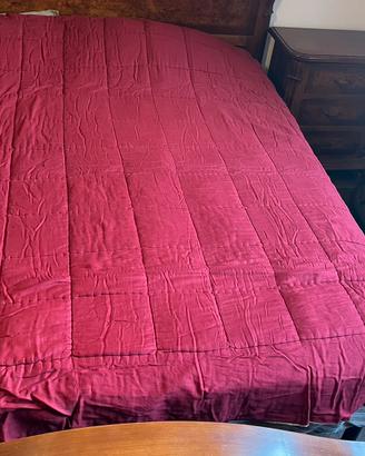 Coperta imbottita con lana trapuntata a mano