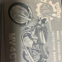 uso e manutenzione per mv agusta 4 c75