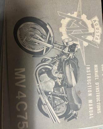 uso e manutenzione per mv agusta 4 c75