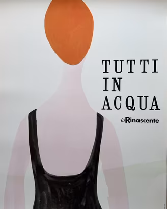 Manifesto pubblicitario x la Rinascente, Lora Lamm