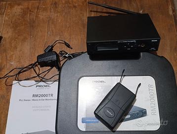 Sistema in ear monitor Proel RM 2000 wireless