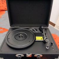 Giradischi Valigetta Nero