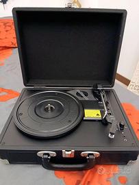 Giradischi Valigetta Nero