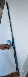 Canna da pesca Olympus telescopic pole + Mulinello