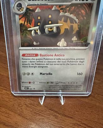 Pokemon Bastiodon Stamped Buio Pesto MEP Promo 085