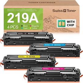 toner swiss toner 219a (con chip) compatibile per