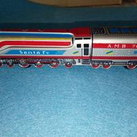 Trenino in latta da collezione.