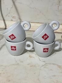 4 Tazzine Illy Caffè Espresso