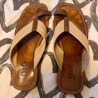 Sandali infradito uomo in cuoio Dolce & Gabbana