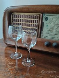 Calici vino +  acqua + tumbler + bicchieri amaro