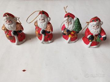 4. Babbi Natale in porcellana