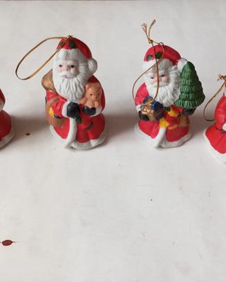 4. Babbi Natale in porcellana