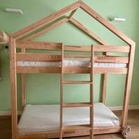 Letto a castello 70x160 cm+ 2 materassi