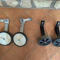 2 paia di Rotelle per bici bambino