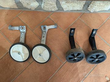 2 paia di Rotelle per bici bambino