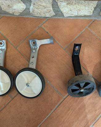 2 paia di Rotelle per bici bambino