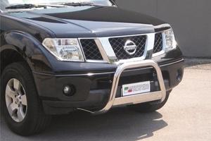 Nissan King Cab 2005>2015 Bull bar anteriore inox