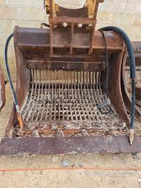 Calabro benne vagliante idraulica per escavatore