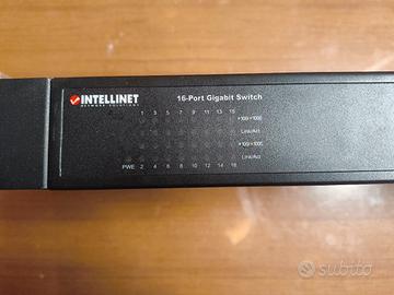 Switch di rete INTELLINET 16 Porte Gigabit