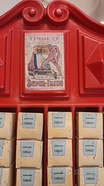 espositore pubblicitario coloranti SUPER IRIDE  