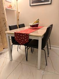 tavolo vetro allungabile