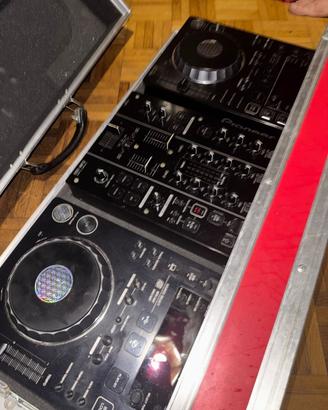 Console DJ Pioneer 2x CDJ-350 + DJM-350 con Flight