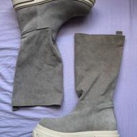 Stivali al polpaccio in camoscio