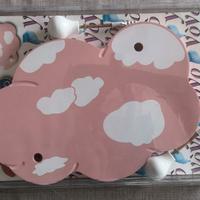 Appendiabiti cameretta nuvola rosa nuovo