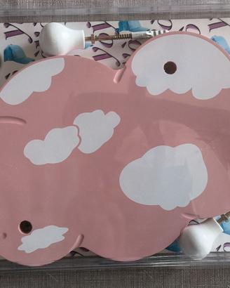Appendiabiti cameretta nuvola rosa nuovo
