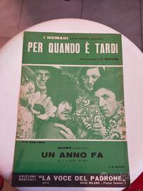 spartito Nomadi e Adamo 